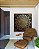 Quadro Quadrado Mandala Floral Dourado Cinza Preto Canvas Moldura - Imagem 5
