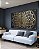 Duo de Quadros Mandala Floral Dourado Cinza Preto Canvas Moldura - Imagem 5