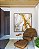 Quadro Quadrado Arte fluida Abstrato Branco Dourado Cinza Canvas Moldura - Imagem 5