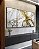 Trio de Quadros Arte fluida Abstrato Branco Dourado Cinza Canvas Moldura - Imagem 4