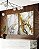 Duo de Quadros Arte fluida Abstrato Branco Dourado Cinza Canvas Moldura - Imagem 5