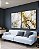 Duo de Quadros Arte fluida Abstrato Branco Dourado Cinza Canvas Moldura - Imagem 4