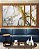 Trio de Quadros Estilizados Arte fluida Abstrato Branco Dourado Cinza Canvas Moldura - Imagem 3