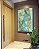 Quadro Vertical Efeito Mármore Abstrato Verde Turquesa Dourado Canvas Moldura - Imagem 5