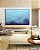 Quadro Horizontal Mar de Águas Claras Tons de Azul Oceano Canvas Moldura - Imagem 4