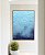 Quadro Vertical Mar de Águas Claras Tons de Azul Oceano Canvas Moldura - Imagem 1