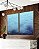 Duo de Quadros Mar de Águas Claras Tons de Azul Oceano Canvas Moldura - Imagem 5