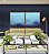 Duo de Quadros Quadrados Mar de Águas Claras Tons de Azul Oceano Canvas Moldura - Imagem 5