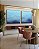 Duo de Quadros Quadrados Mar de Águas Claras Tons de Azul Oceano Canvas Moldura - Imagem 2