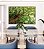 Quadro Horizontal Copa de Árvore Folhagem Verde Viva Paisagem Canvas Moldura - Imagem 4