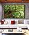 Quadro Horizontal Copa de Árvore Folhagem Verde Viva Paisagem Canvas Moldura - Imagem 3