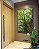 Quadro Vertical Copa de Árvore com Folhagem Verde Viva Paisagem Canvas Moldura - Imagem 4