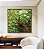 Quadro Quadrado Copa de Árvore com Folhagem Verde Viva Paisagem Canvas Moldura - Imagem 2