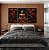 Trio de Quadros Buda Bronze Vermelho Laranja Flor de Lótus Canvas Moldura - Imagem 4