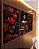 Trio de Quadros Buda Bronze Vermelho Laranja Flor de Lótus Canvas Moldura - Imagem 3