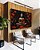 Duo de Quadros Buda Bronze Vermelho Laranja Flor de Lótus Canvas Moldura - Imagem 5