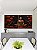 Duo de Quadros Quadrados Buda Bronze Vermelho Laranja Flor de Lótus Canvas Moldura - Imagem 5