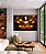 Quadro Horizontal Buda Bronze Flores Amarelo Laranja Canvas Moldura - Imagem 5