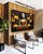 Duo de Quadros Buda Bronze Flores Amarelo Laranja Canvas Moldura - Imagem 2
