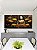 Duo de Quadros Quadrados Buda Bronze Flores Amarelo Laranja Canvas Moldura - Imagem 4