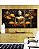 Trio de Quadros Estilizados Buda Bronze Flores Amarelo Laranja Canvas Moldura - Imagem 4
