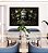 Quadro Horizontal Buda Cinza Pedra Flores Brancas Folhas Verdes Canvas Moldura - Imagem 3