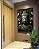 Quadro Vertical Buda Cinza Pedra Flores Brancas Folhas Verdes Canvas Moldura - Imagem 3