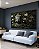 Duo de Quadros Buda Cinza Pedra Flores Brancas Folhas Verdes Canvas Moldura - Imagem 4