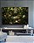 Quadro Horizontal Buda Pedra Verde Folhagem e Flores de Lótus Canvas Moldura - Imagem 2