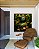 Quadro Quadrado Buda Pedra Verde Folhagem e Flores de Lótus Canvas Moldura - Imagem 5