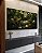 Trio de Quadros Buda Pedra Verde Folhagem e Flores de Lótus Canvas Moldura - Imagem 4