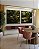 Duo de Quadros Quadrados Buda Pedra Verde Folhagem e Flores de Lótus Canvas Moldura - Imagem 5
