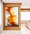 Quadro Vertical Arte Fluida Pouring Amarelo Dourado Cinza Canvas Moldura - Imagem 4