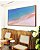 Quadro Horizontal Praia Areia Clara Mar Azul Turquesa Canvas Moldura - Imagem 2