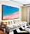 Quadro Horizontal Praia Areia Clara Mar Azul Turquesa Canvas Moldura - Imagem 3