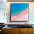 Quadro Quadrado Praia Areia Clara Mar Azul Turquesa Canvas Moldura - Imagem 1
