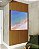 Quadro Quadrado Praia Areia Clara Mar Azul Turquesa Canvas Moldura - Imagem 3