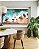 Quadro Horizontal Praia Turquesa Pedras e Areia Canvas Moldura - Imagem 3