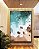 Quadro Vertical Praia Turquesa Pedras e Areia Canvas Moldura - Imagem 4