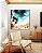 Quadro Quadrado Mar Turquesa Praia e Pedras Canvas Moldura - Imagem 3