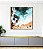Quadro Quadrado Mar Turquesa Praia e Pedras Canvas Moldura - Imagem 5