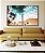 Duo de Quadros Mar Turquesa Praia e Pedras Natureza Canvas Moldura - Imagem 5