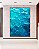 Quadro Vertical Mar Azul Cristalino Ondulado Oceano Canvas Moldura - Imagem 5