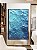 Quadro Vertical Mar Azul Cristalino Ondulado Oceano Canvas Moldura - Imagem 2