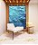 Quadro Vertical Mar Azul Cristalino Ondulado Oceano Canvas Moldura - Imagem 3