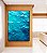 Quadro Vertical Mar Azul Cristalino Ondulado Oceano Canvas Moldura - Imagem 4