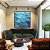 Quadro Quadrado Mar Azul Cristalino Ondulado Oceano Canvas Moldura - Imagem 3