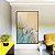 Quadro Vertical Litoral Praia e Mar Turquesa Calmo Canvas Moldura - Imagem 3