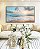 Quadro Horizontal Nascer do Sol Praia Céu Mar Turquesa Canvas Moldura - Imagem 1