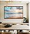 Quadro Horizontal Nascer do Sol Praia Céu Mar Turquesa Canvas Moldura - Imagem 2